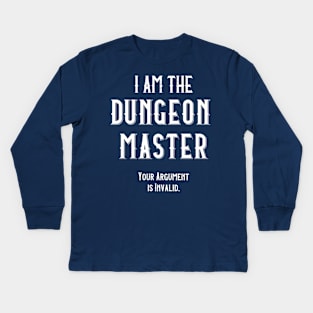 I am the Dungeon Master Kids Long Sleeve T-Shirt